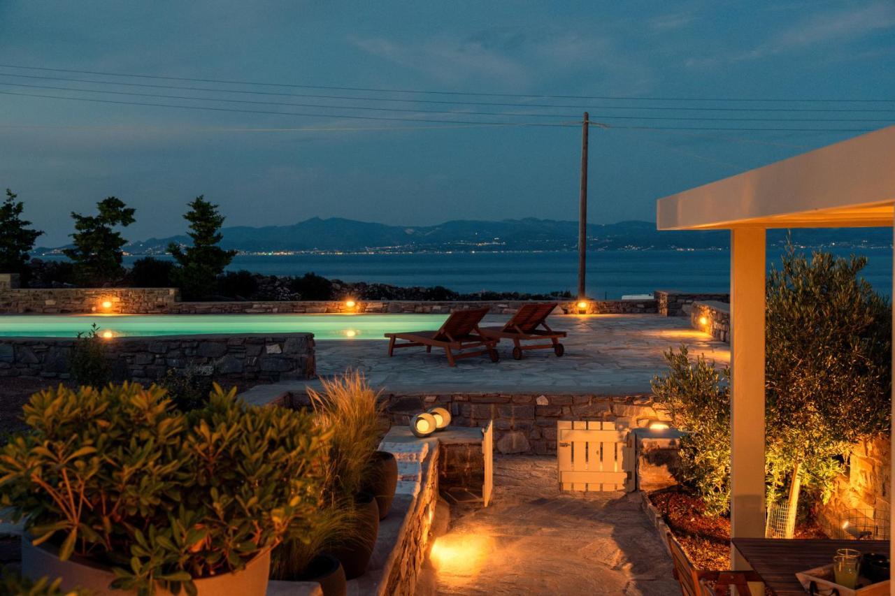 Kallirroe Deluxe Villa With Sea View And Pool คริสซี อัคติ ภายนอก รูปภาพ